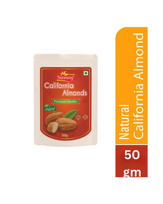 Sunway 100% Natural Premium California Almonds 50g