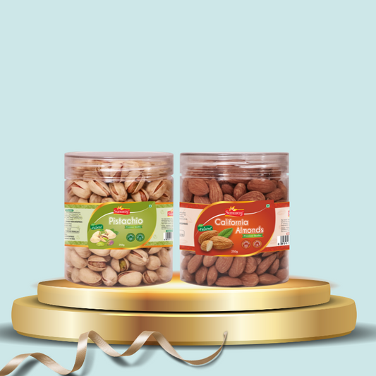 Dry Fruit Combo 500g (Almonds 250g, Pistachio 250g)